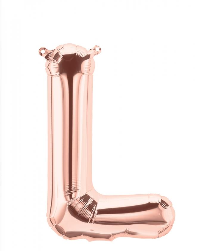 S/SHAPE FOLYO BALON HARF -L- ROSE GOLD