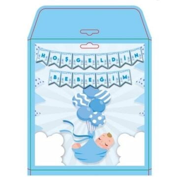 HOŞGELDİN BEBEĞİM MAVİ BANNER