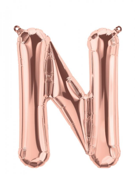 S/SHAPE FOLYO BALON HARF -N- ROSE GOLD