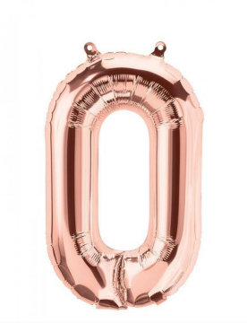 S/SHAPE FOLYO BALON HARF -O- ROSE GOLD