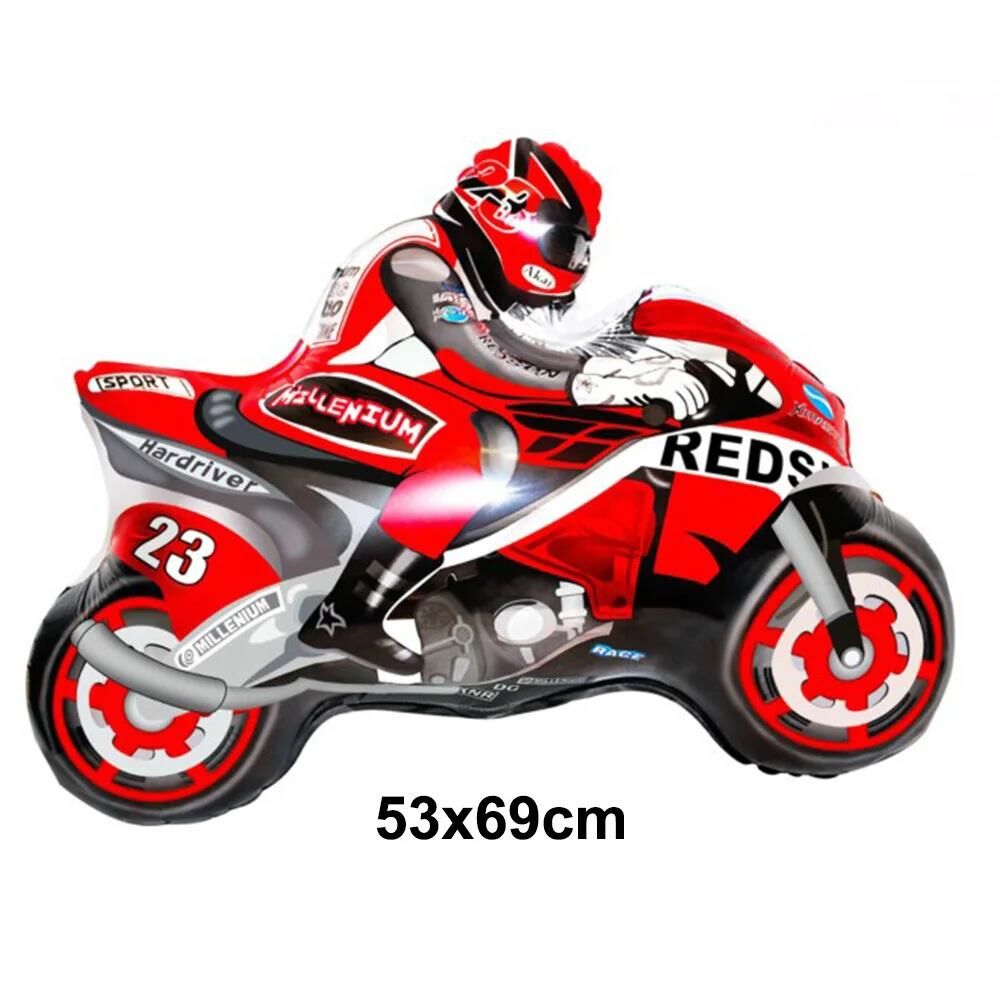 KIRMIZI MOTOR FOLYO BALON