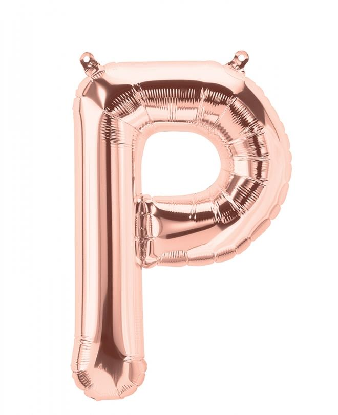 S/SHAPE FOLYO BALON HARF -P- ROSE GOLD