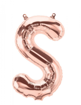 S/SHAPE FOLYO BALON HARF -S- ROSE GOLD