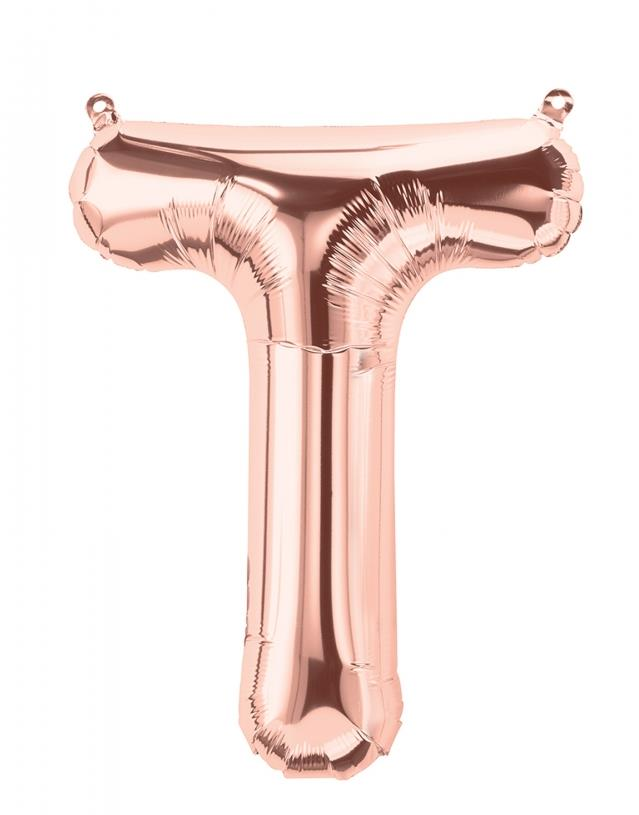 S/SHAPE FOLYO BALON HARF -T- ROSE GOLD