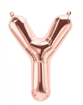 S/SHAPE FOLYO BALON HARF -Y- ROSE GOLD