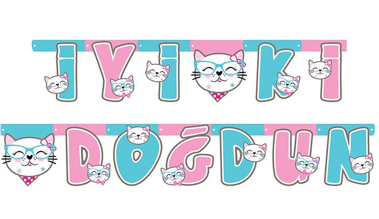 MISS CAT İYİKİ DOĞDUN HARF SET