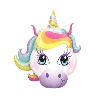 ŞİRİN UNİCORN KAFA FOLYO BALON