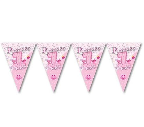 Üçgen Flama Prenses 1 Yaşında Pembe