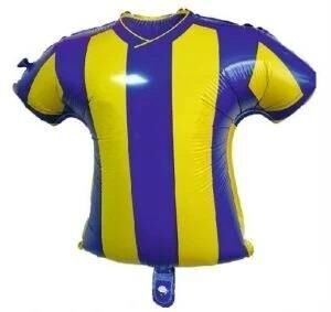 SARI LACİVERT FORMA FOLYO BALON