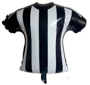 SİYAH BEYAZ FORMA FOLYO BALON