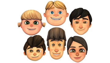 Rafadan Tayfa Karton Maske