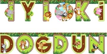 SAFARİ BANNER YAZI SET