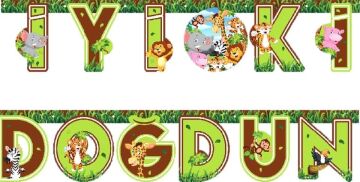 SAFARİ BANNER YAZI SET