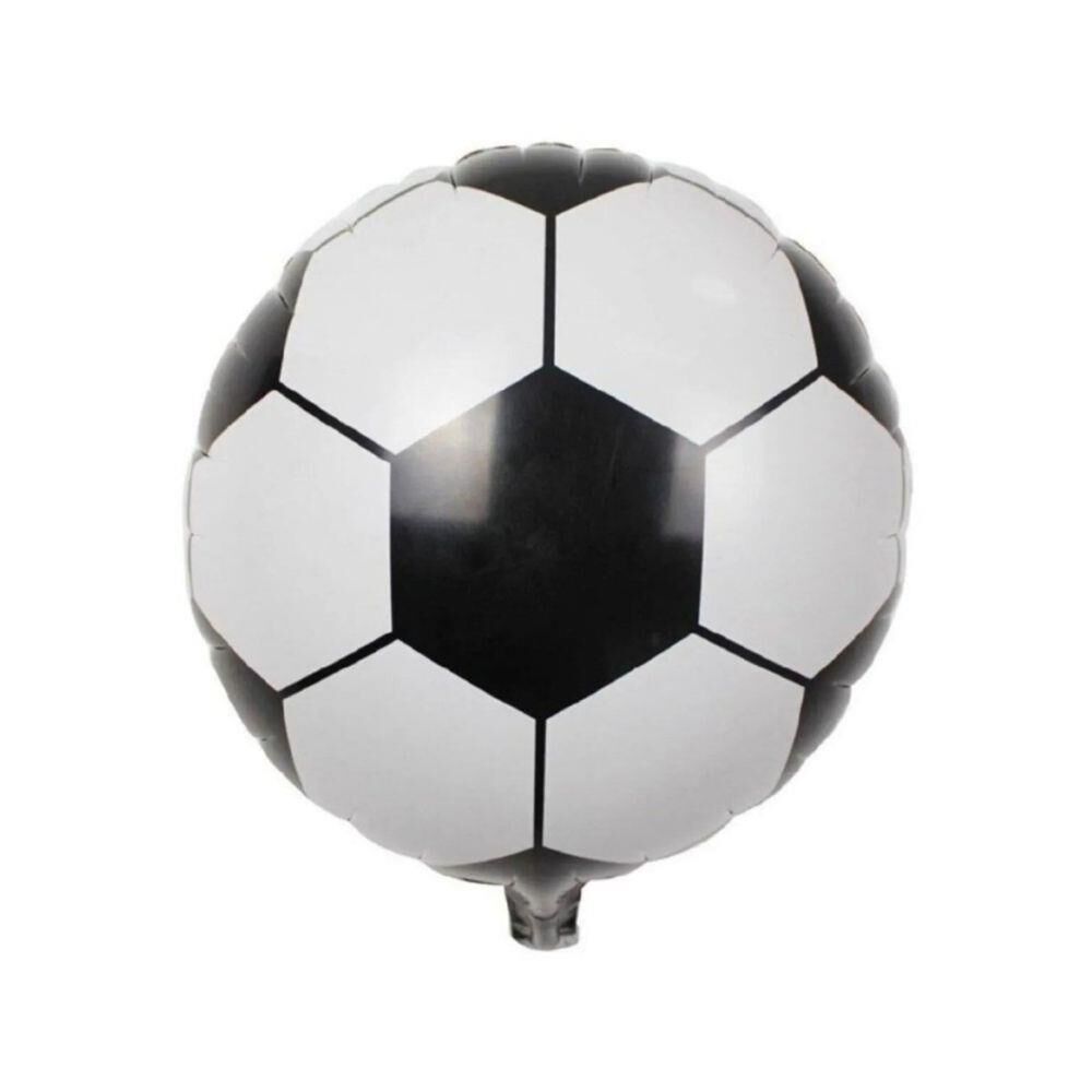 18'' SİYAH BEYAZ TARAFTAR FOLYO BALON