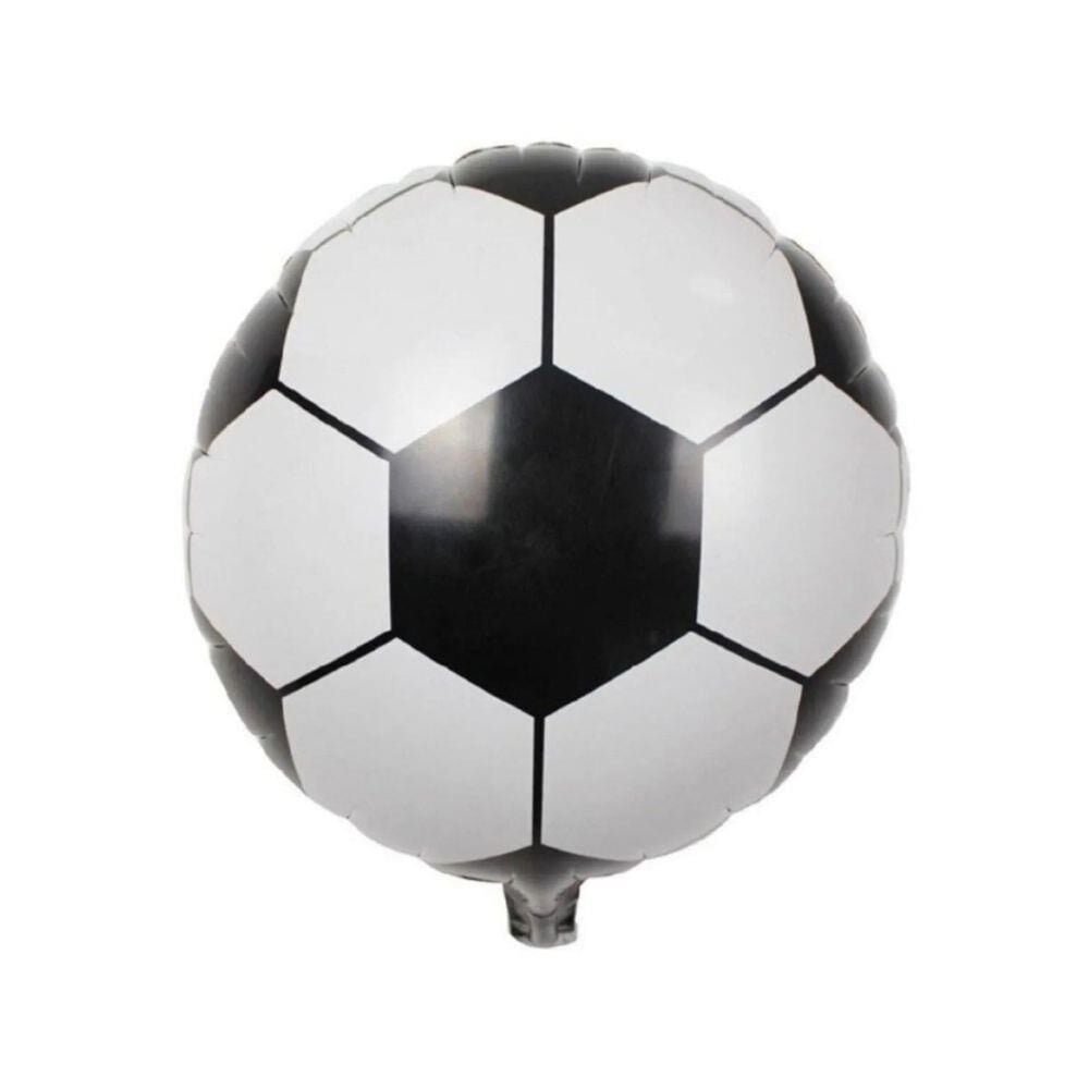 18'' SİYAH BEYAZ TARAFTAR FOLYO BALON