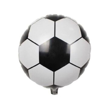 18'' SİYAH BEYAZ TARAFTAR FOLYO BALON