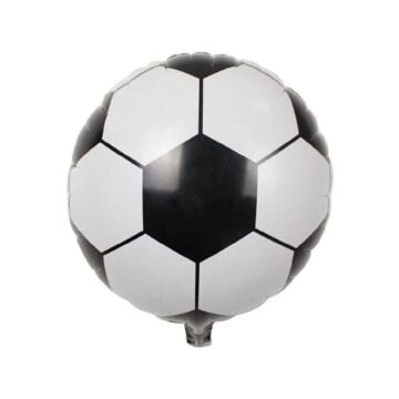 18'' SİYAH BEYAZ TARAFTAR FOLYO BALON