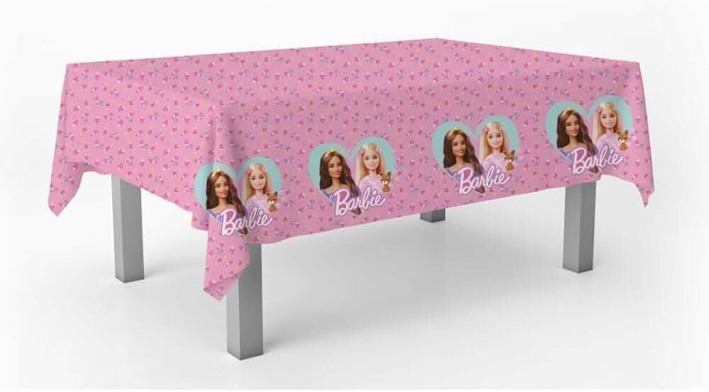 BARBİE BASKILI MASA ÖRTÜSÜ