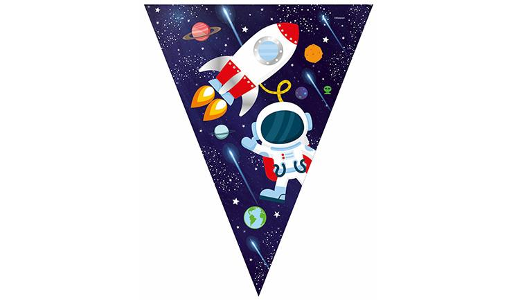 KOZMİK GALAKSİ ÜÇGEN BAYRAK