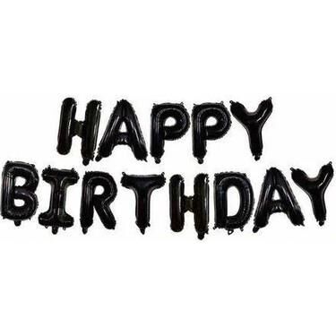 16'' FOLYO HAPPY BIRTHDAY SET SİYAH