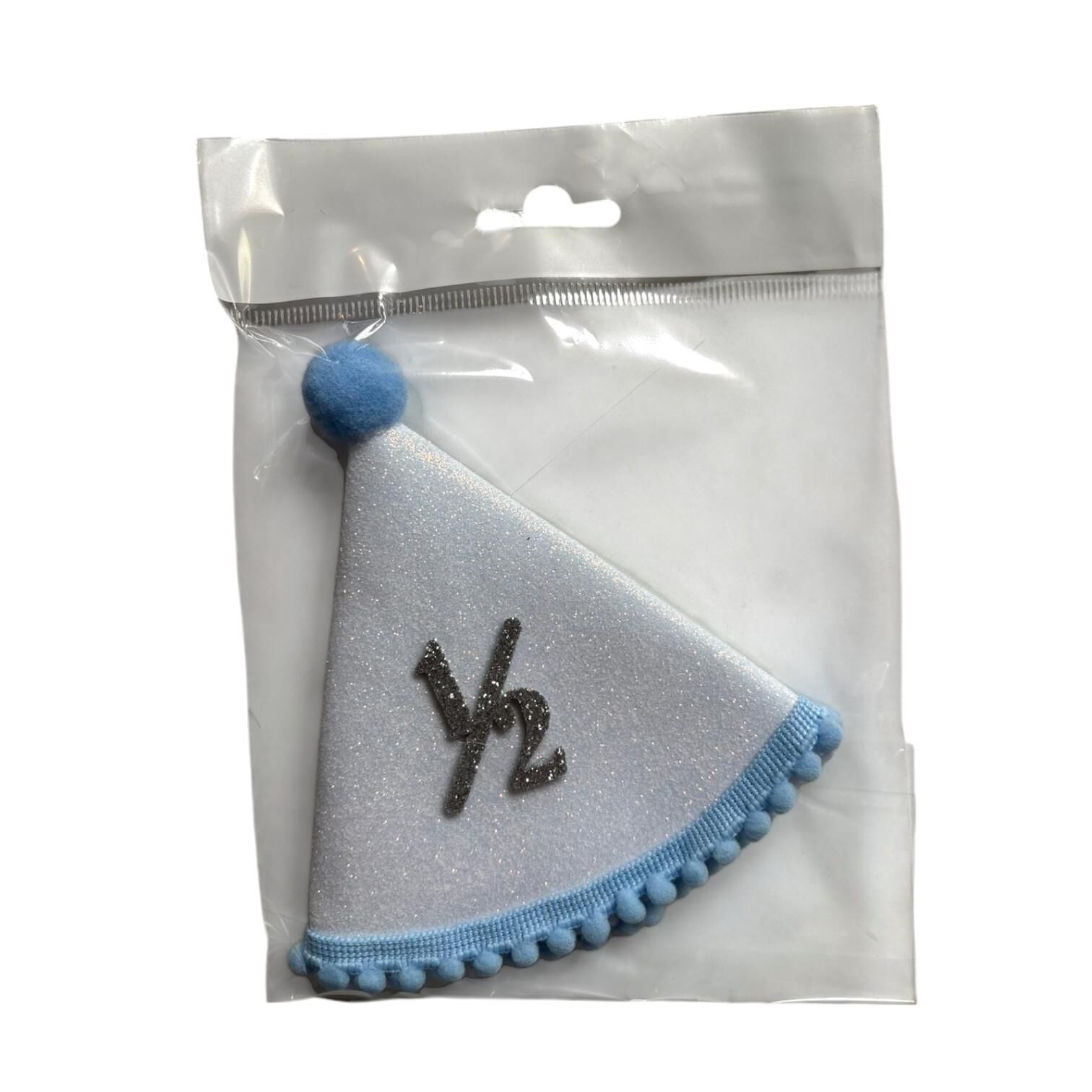 BEYAZ MAVİ YARIM YAŞ EVA ŞAPKA