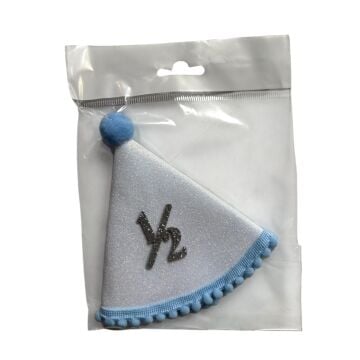 BEYAZ MAVİ YARIM YAŞ EVA ŞAPKA