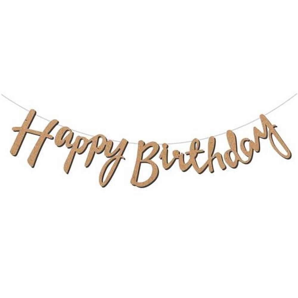 KALİGRAFİ BANNER H.BIRTHDAY KRAFT