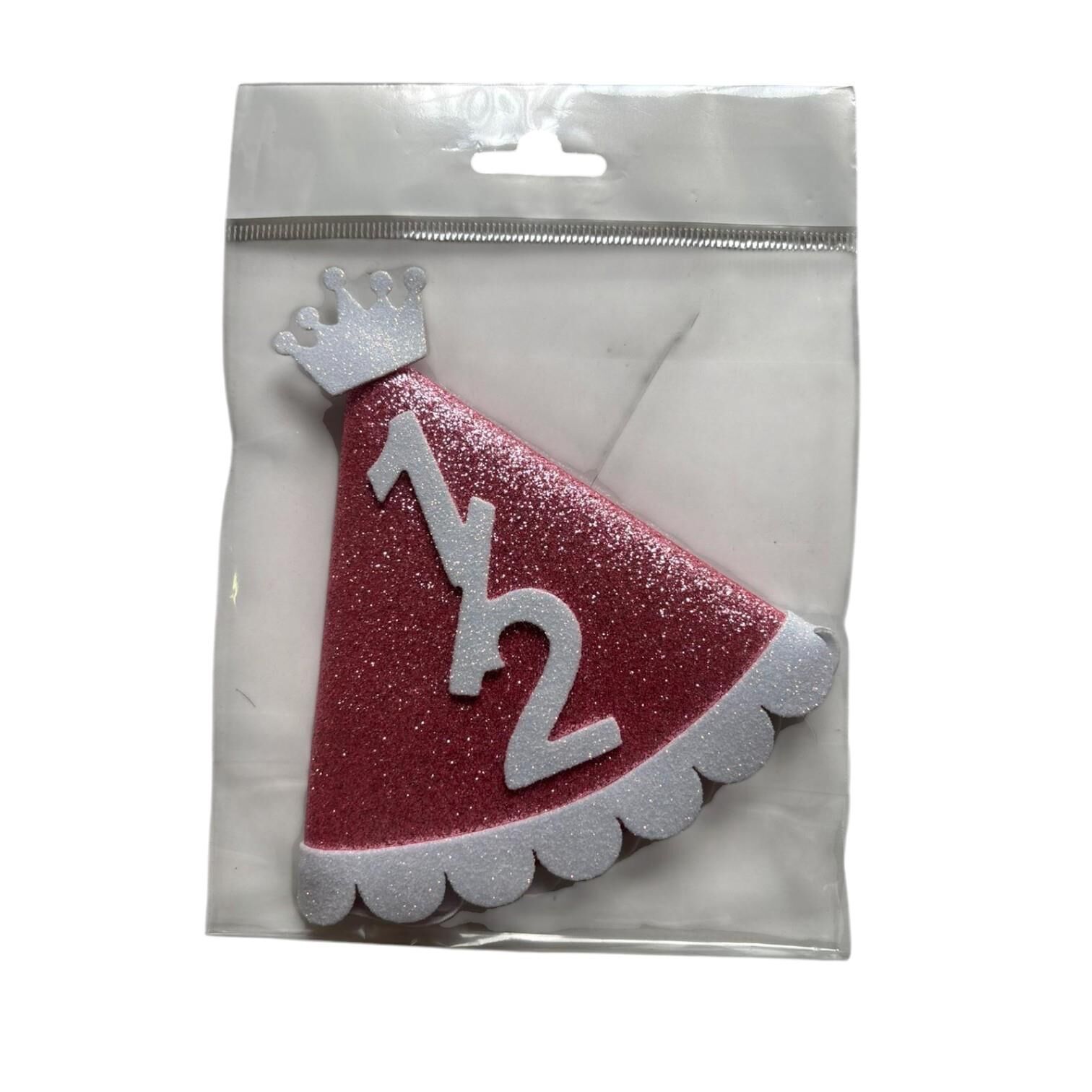 PEMBE BEYAZ YARIM YAŞ TAÇLI EVA ŞAPKA