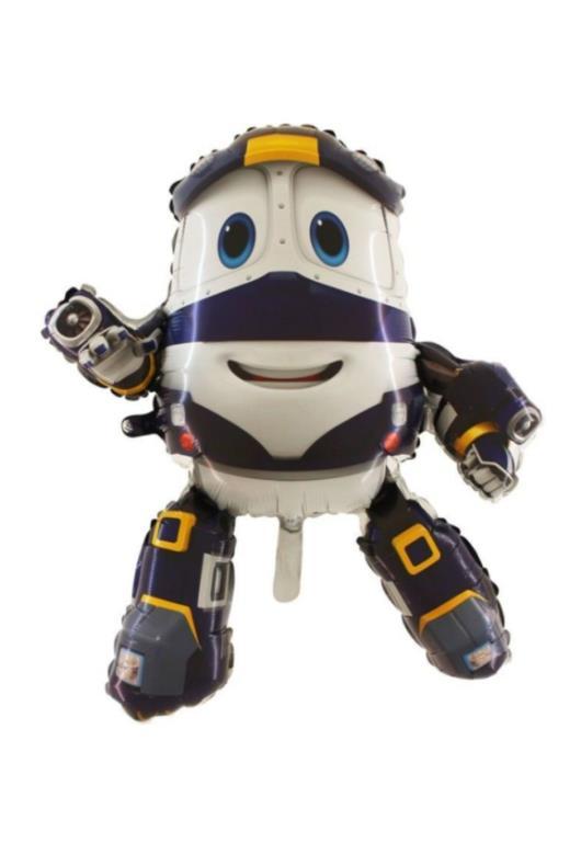 Robot Tren Folyo Balon 90 Cm