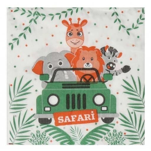 SAFARİ BASKILI KAĞIT PEÇETE