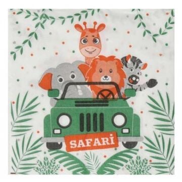 SAFARİ BASKILI KAĞIT PEÇETE