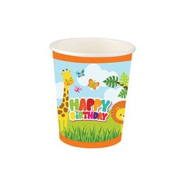 SEVİMLİ HAYVANLAR KARTON BARDAK