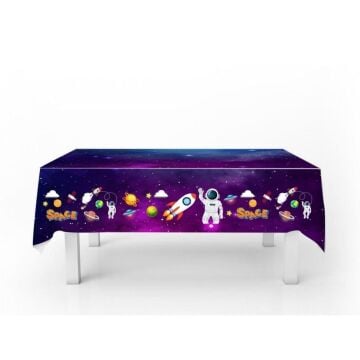 UZAY BASKILI MASA ÖRTÜSÜ