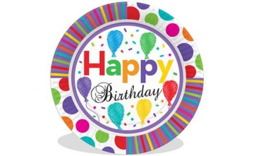 Radiant Happy Birthday Tabak