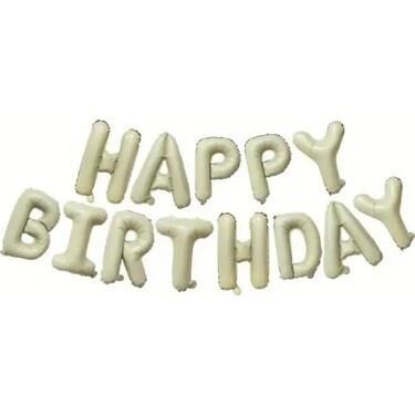 16'' BEJ FOLYO HAPPY BIRTHDAY SET