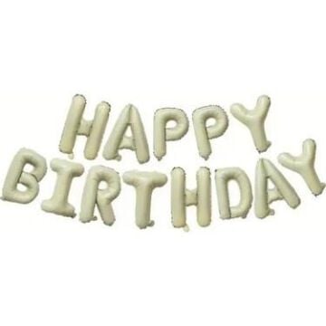 16'' BEJ FOLYO HAPPY BIRTHDAY SET
