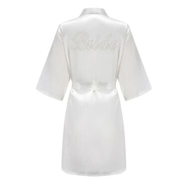 BRIDE SABAHLIK BEYAZ-GÜMÜŞ