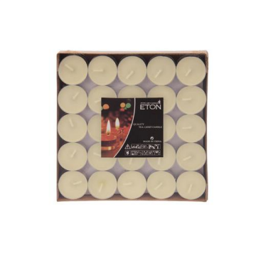 BEYAZ TEALIGHT MUM 50 Lİ