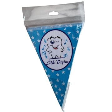 İLK DİŞİM ÜÇGEN FLAMA MAVİ