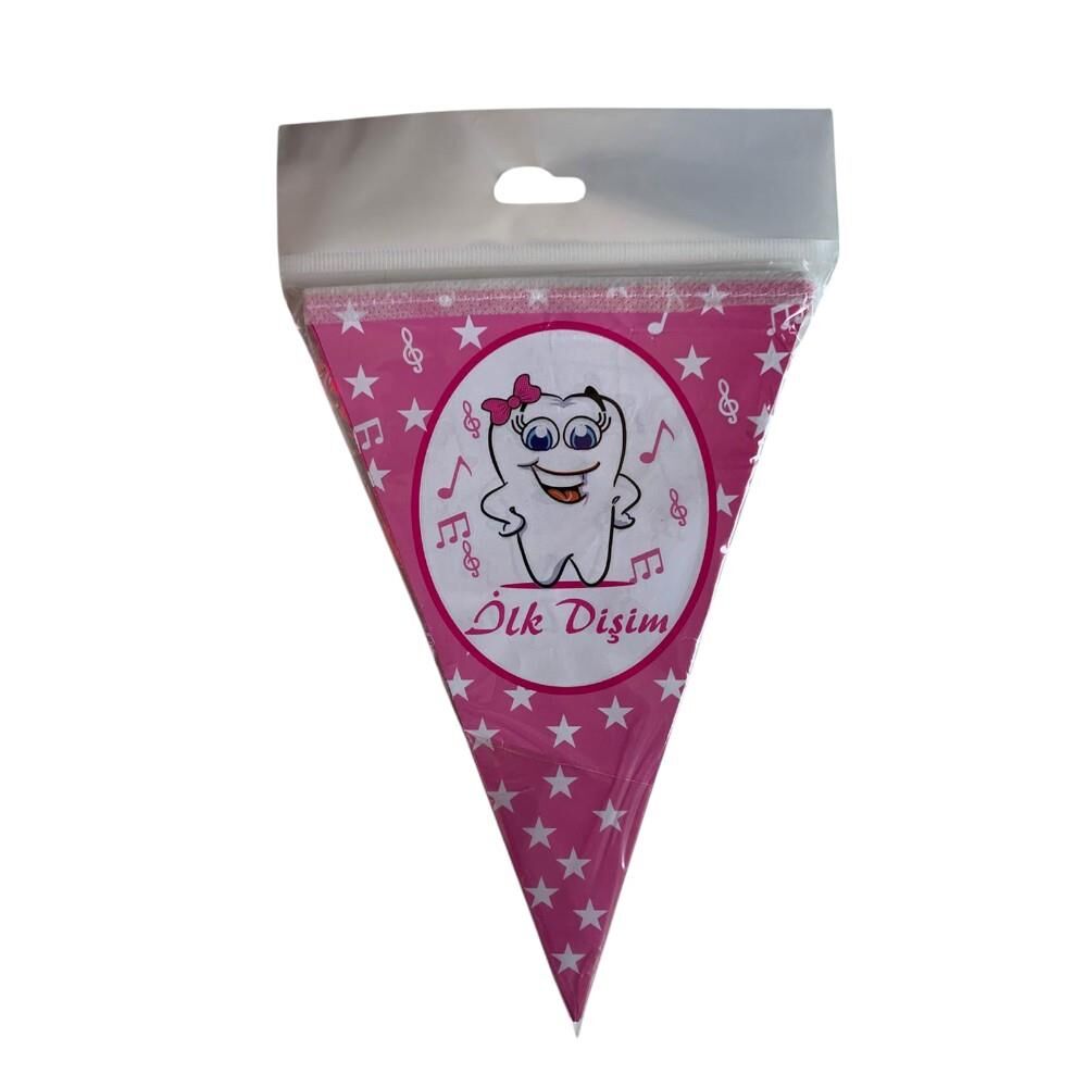 İLK DİŞİM ÜÇGEN FLAMA PEMBE