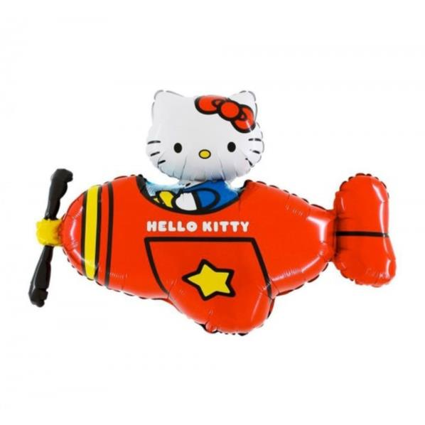 Hello Kitty Uçakta Kırmızı 30''
