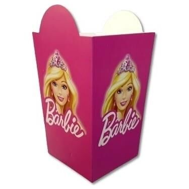 BARBiE BASKILI POPCORN KUTUSU 8 Lİ