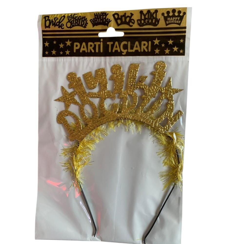 İYİKİ DOĞDUN METAL PARTİ TAÇ GOLD