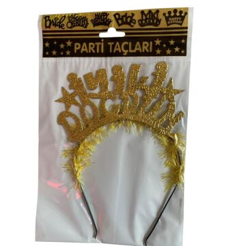 İYİKİ DOĞDUN METAL PARTİ TAÇ GOLD