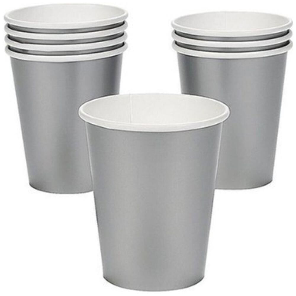 GÜMÜŞ KARTON BARDAK 8 Lİ