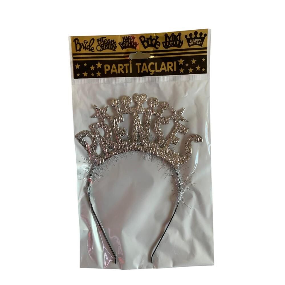 PRENSES METAL PARTİ TAÇ GÜMÜŞ