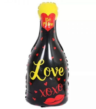 P7 LOVE ŞİŞE FOLYO BALON