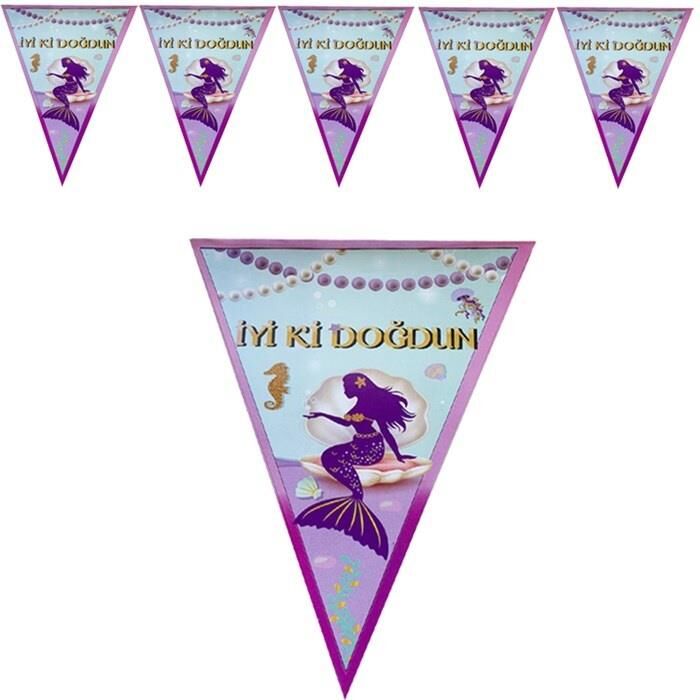 KARAKTERLİ YAZI BANNER BAYRAK SET