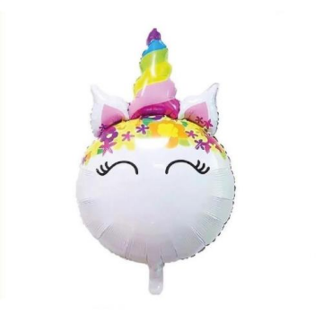 36'' KİRPİKLİ UNİCORN FOLYO