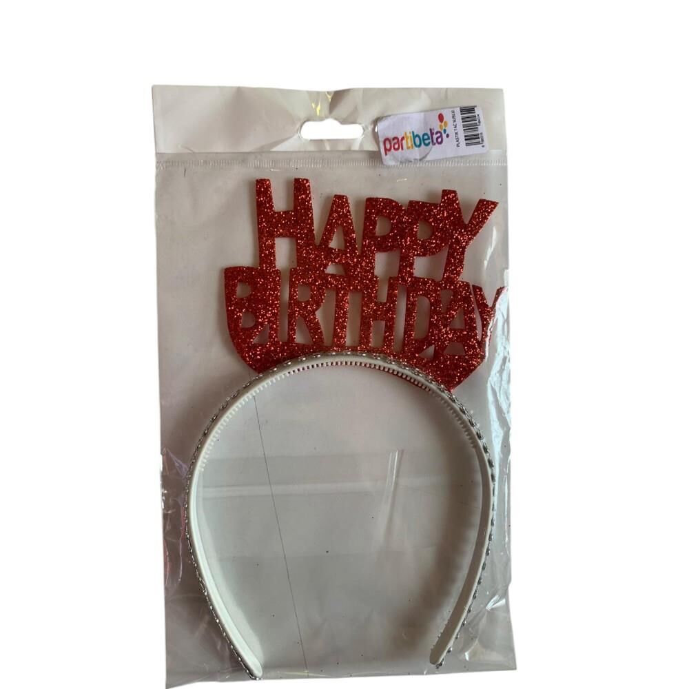 HAPPY BİRTHDAY SİMLİ EVA TAÇ KIRMIZI